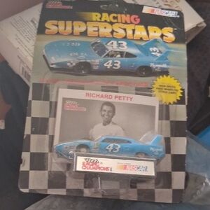 Nascar Racing Superstars Blue Die-Cast Car